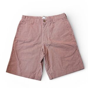 Alex Cannon Micro Check Golf Shorts Men's‎ Preppy Size 32